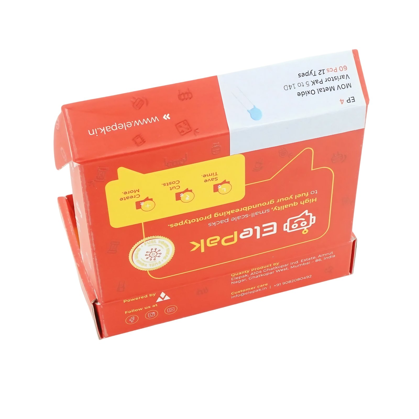 Metal Oxide Varistor MOV Pak 5 to 14D 60 Pcs 12 Values - Image 4