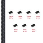 SMD 78L 0.1A Positive Regulator SOT-89 Pak 5V to 15V 50 Pcs 7 Values - Image 2