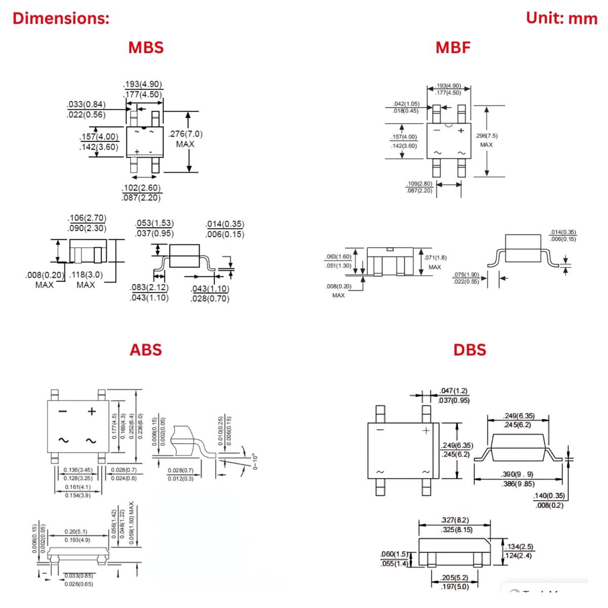 SMD_Bridge_Rectifier_Qty
