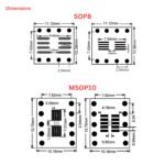 SMD_PCB_SSOP_SOT_SOP_MSOP_Dimensions