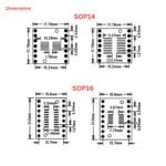 SMD_PCB_SSOP_SOT_SOP_MSOP_Dimensions
