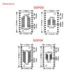 SMD_PCB_SSOP_SOT_SOP_MSOP_Dimensions