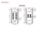 SMD_PCB_SSOP_SOT_SOP_MSOP_Dimensions