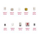 SMD Tactile Switch Pak 150 Pcs 10 Types - Image 2